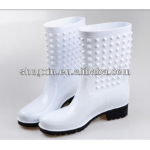 2014 monogrammed PVC italian women rain shoes